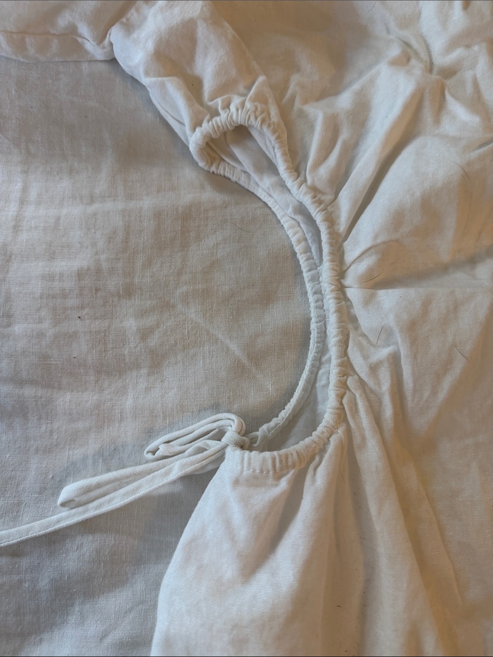 Sabo Skirt White Puff-Sleeve Cutout Mini Dress - Picture 4 of 5